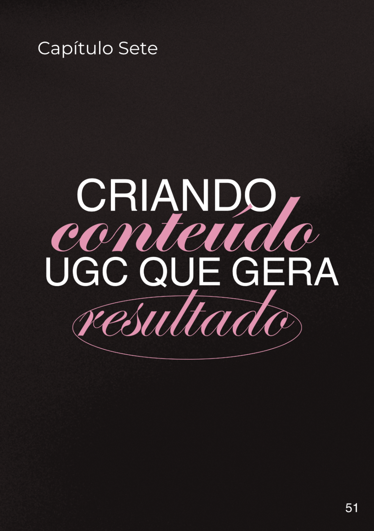 Capa do Capítulo 7: Criando conteúdo UGC que gera resultado